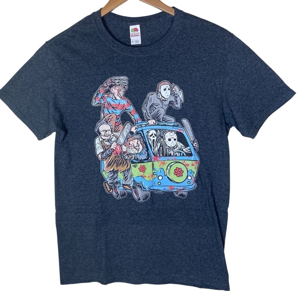 The Massacre Machine Scooby-Doo Parody Villain T-Shirt Unisex Size Small Gray